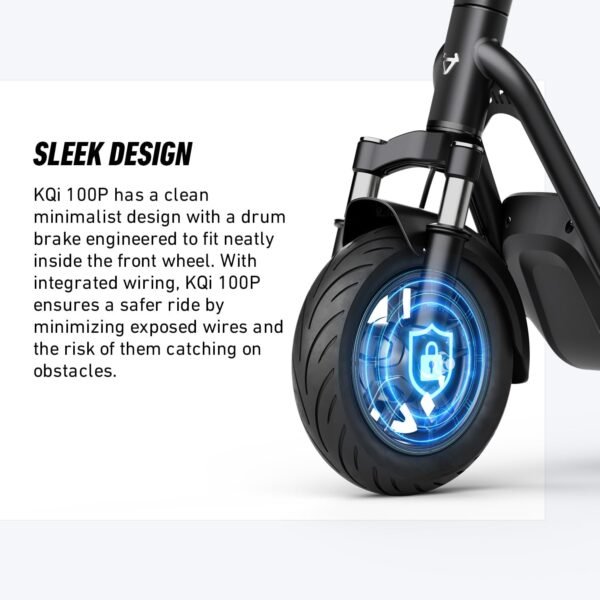 NIU Electric Scooter for Adults Basic and Upgraded Versdion- Front Suspension, 600W Max Power, 18 Miles Range, Max Speed 17.4MPH Dual Brakes, Easy Folding Portable Commuting Escooter, UL Certified - Image 4