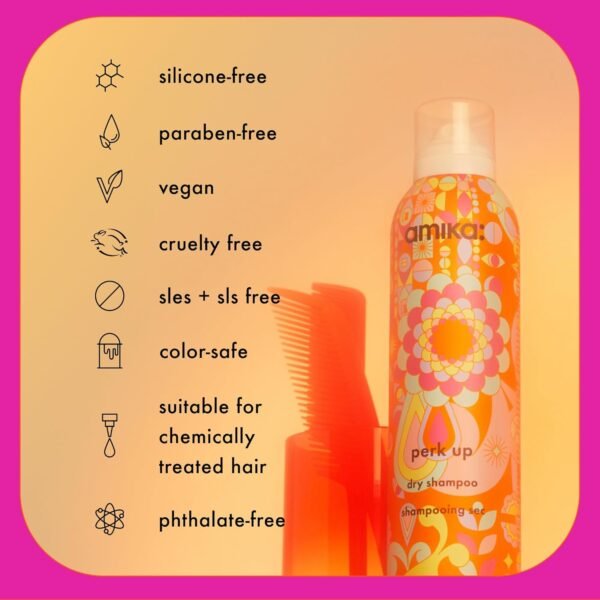 amika perk up talc-free dry shampoo - Image 3