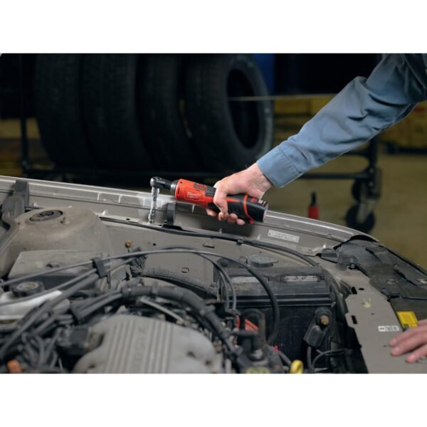 Milwaukee 2457-20 M12 Cordless 3/8" Sub-Compact 35 ft-Lbs 250 RPM Ratchet w/ Variable Speed Trigger - Image 5