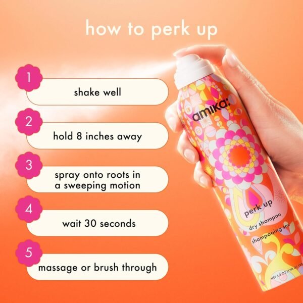 amika perk up talc-free dry shampoo - Image 4