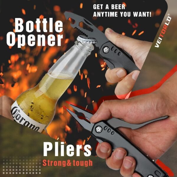 VEITORLD Christmas Stocking Stuffers for Men, Gifts for Men Dad Him, Anniversary Birthday Gifts Idea for Men Him Husband Boyfriend, All in One Tools Hammer Multitool, Camping Hunting Hiking Presents - Image 2