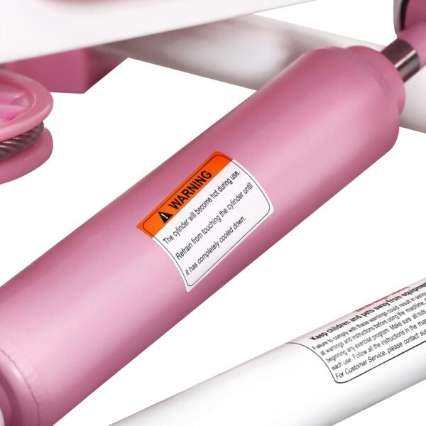 Sunny Health & Fitness Mini Steppers for Exercise at Home, Stair Step Workout Machine with Optional Resistance Bands, Full Body Cardio Equipment, Optional Free SunnyFit App Connection Smart Stepper - Image 8