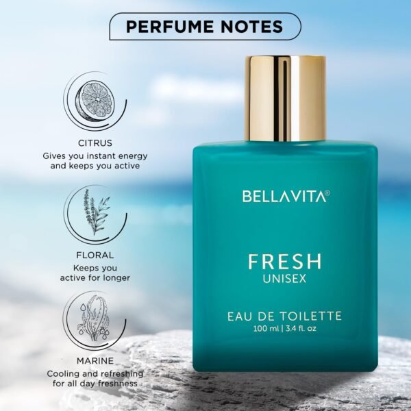 Fresh (3.4 fl. oz.) Eau de Toilette for women with Bergamot, Lavender, Ylang-Ylang | Premium perfume imported from Italy and France | Long-lasting perfume - Image 5