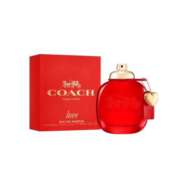 Coach Love Eau de Parfum - Long Lasting Fragrance with notes of Strawberry, Red Velvet Rose & Cedarwood - Floral & Fruity - 3.0 fl. oz. - Image 2