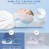 Osteo Cervical Pillow for Neck Pain Relief, Hollow Design Odorless Memory Foam Pillows with Cooling Case, Adjustable Orthopedic Bed Pillow for Sleeping, Support for Side Back Sleepers - Image 3
