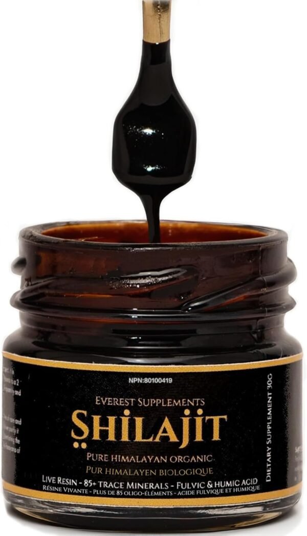 Shilajit Pure Himalayan Organic Shilajit Resin - Shilajit for Men - Gold Grade 500 mg Maximum Potency - 85 Trace Minerals & Fulvic and Humic Acid for Energy Immune Support, 30 Grams - Image 3