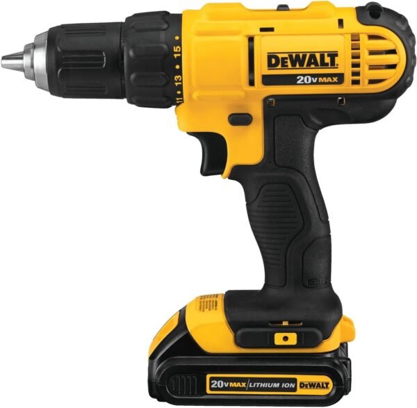 DEWALT 20V MAX Cordless Drill and Impact Driver, Power Tool Combo Kit with 2 Batteries and Charger (DCK240C2) - Image 6