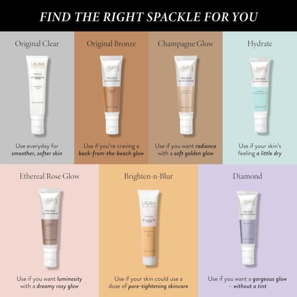 LAURA GELLER NEW YORK Spackle Primer - Champagne Glow - Super-Size 2 Fl Oz - Hyaluronic Acid Makeup Primer for Mature Skin - Image 5
