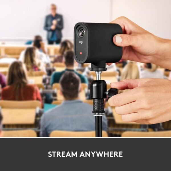 Logitech for Creators Mevo Start, Wireless Live Streaming Camera, 1080p HD Video Quality, Intelligent App Control, Stream via LTE or Wi-Fi - Black - Image 6