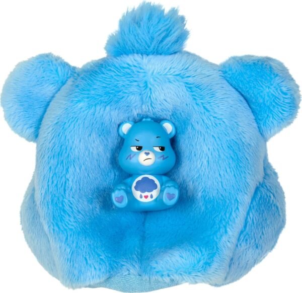 Barbie Cutie Reveal Doll & Accessories, Care Bears Series, Fashion Doll with Grumpy Bear Plush Costume & 10 Surprises Including Color Change & Mini Bear - Image 5