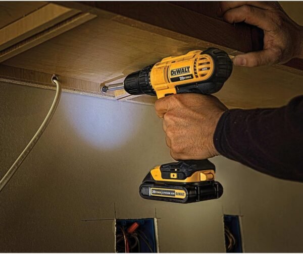 DEWALT 20V Max Cordless Drill/Driver Kit, 2 Batteries and Charger Included (DCD771C2) - Image 6