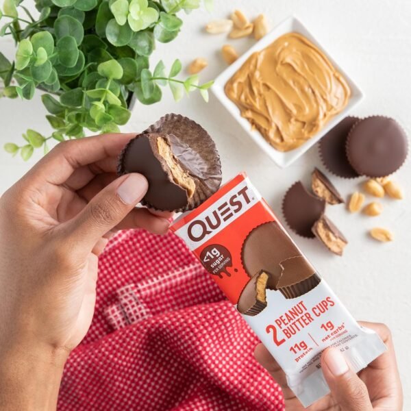 Quest Nutrition Peanut Butter Cups, 11g Protein, 1g Sugar, Low Carb, Gluten Free, Keto Friendly, 12 Count - Image 8