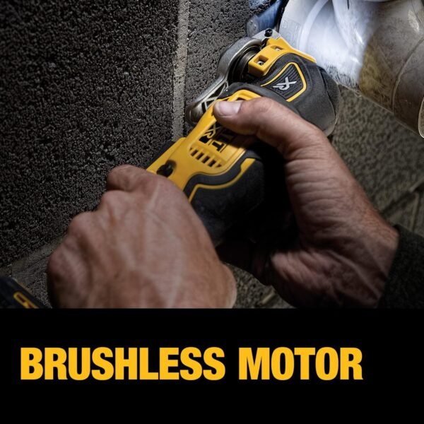 DEWALT 20V MAX XR Oscillating Tool Kit, 3 Speed, With Blades, Battery and Charger Included (DCS356C1) - Image 7