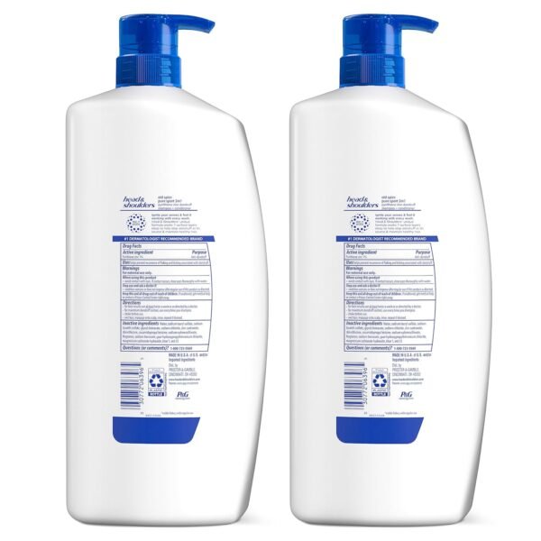 Head & Shoulders 2-in-1 Dandruff Shampoo and Conditioner Set, Clinically Proven Dandruff & Itch Relief, Lemon-Lime Scent of Old Spice Pure Sport, Nourish Scalp & Hair, 31.4 Fl Oz Each, 2 Pack - Image 7