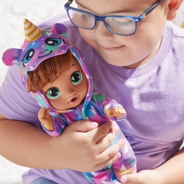 Baby Alive Super BFF Sophia Sparkle Brown Hair Dress Up Baby Doll Playset, 11 Inches, Toys for 3 Year Old Girls & Boys & Up (Amazon Exclusive) - Image 8