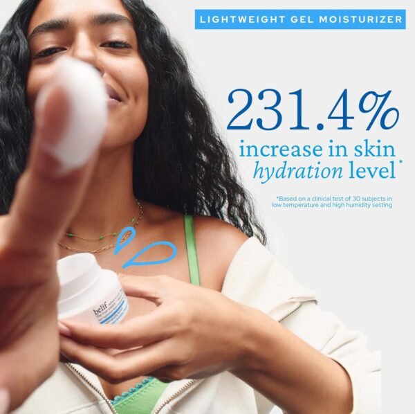 belif The True Cream Aqua Bomb | New & Improved | Hydration in 10 Seconds | Hyaluronic Acid, Niacinamide | Lightweight Hydrating Daily Moisturizer Face - Image 4