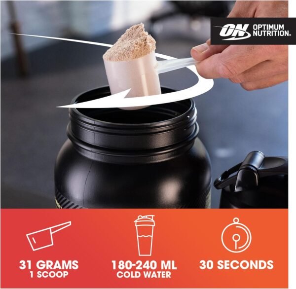 Optimum Nutrition Gold Standard 100% Whey Protein Powder, French Vanilla Crème, 5 Pound (Packaging May Vary) - Image 9