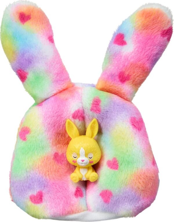 Barbie Cutie Reveal Doll & Accessories, Color Dream Series, Tie-Dyed Bunny Costume & 10 Surprises Including Color Change - Image 5