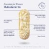 Ritual Multivitamin for Women 18+ with Vitamin D3 for Immune Support*, Vegan Omega 3 DHA, B12, Iron, Gluten Free, Non GMO, USP Verified, 30 Day Supply, 60 Capsules - Image 3