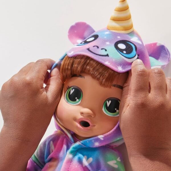 Baby Alive Super BFF Sophia Sparkle Brown Hair Dress Up Baby Doll Playset, 11 Inches, Toys for 3 Year Old Girls & Boys & Up (Amazon Exclusive) - Image 9