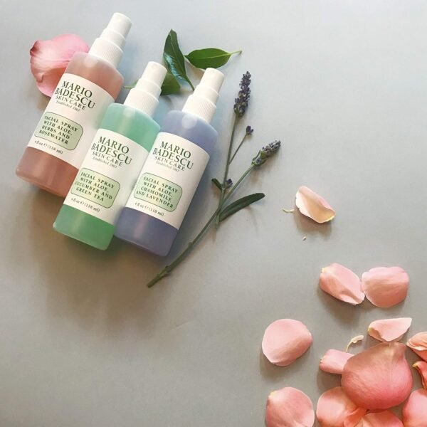 Mario Badescu Facial Spray Collection with Rose Water, Cucumber, Lavender and Orange Blossom, Multi-Purpose Cooling and Hydrating Face Mist for All Skin Types, Dewy Finish - Image 7