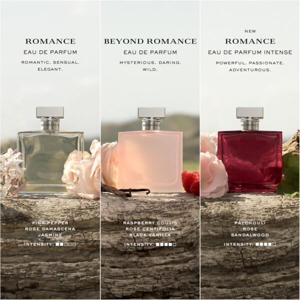 Ralph Lauren - Romance - Eau de Parfum - Women's Perfume - Floral & Woody - With Rose, Jasmine, and Berries - Medium Intensity - Image 4