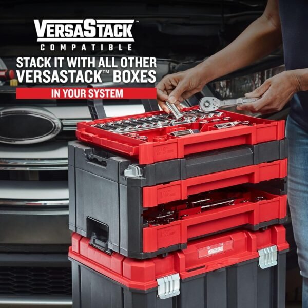 CRAFTSMAN 262-Piece Mechanic Tool Set, Master Socket Set with 3-Drawer VERSASTACK Tool Box, SAE/Metric Set (CMMT45309) - Image 5