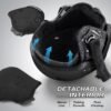 Odoland Ski Helmet with Ski Goggles, Light Weight Snowboard Helmet and 2-in-1 Visor Detachable Goggles Set, Snow Sport Helmets for Men Women - Image 5