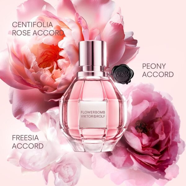 Viktor&Rolf - Flowerbomb Eau de Parfum - Women's Perfume - Floral & Woody - With Notes of Rose, Peony & Patchouli - Image 4