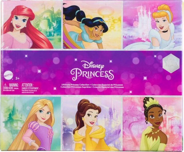 Mattel Disney Princess Toys, Fashion Doll Toy Set with 13 Dolls in Sparkling Clothing & Accessories, Inspired by the Movies (Amazon Exclusive) - Image 4