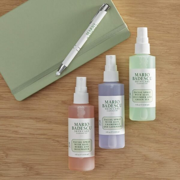 Mario Badescu Facial Spray Collection with Rose Water, Cucumber, Lavender and Orange Blossom, Multi-Purpose Cooling and Hydrating Face Mist for All Skin Types, Dewy Finish - Image 8