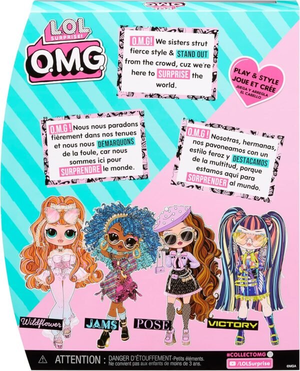 L.O.L. Surprise! LOL Surprise OMG Wildflower Fashion Doll with Multiple Surprises and Fabulous Accessories – Great Gift for Kids Ages 4+ - Image 6