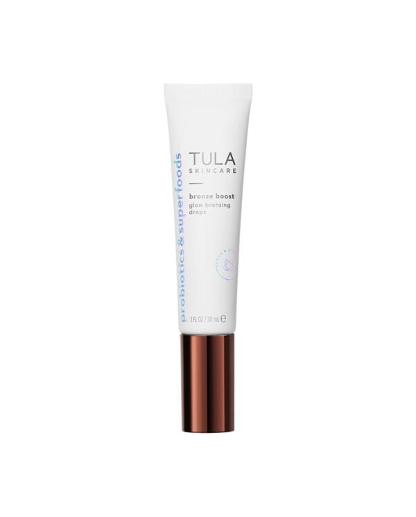 TULA Skin Care Bronze Boost Glow Bronzing Drops - Provides Natural Glow, Evens Skin Tone, Plumps and Hydrates Skin, Contains Niacinamide, Hyaluronic Acid and Green Tea, 1 Fl Oz. - Image 2