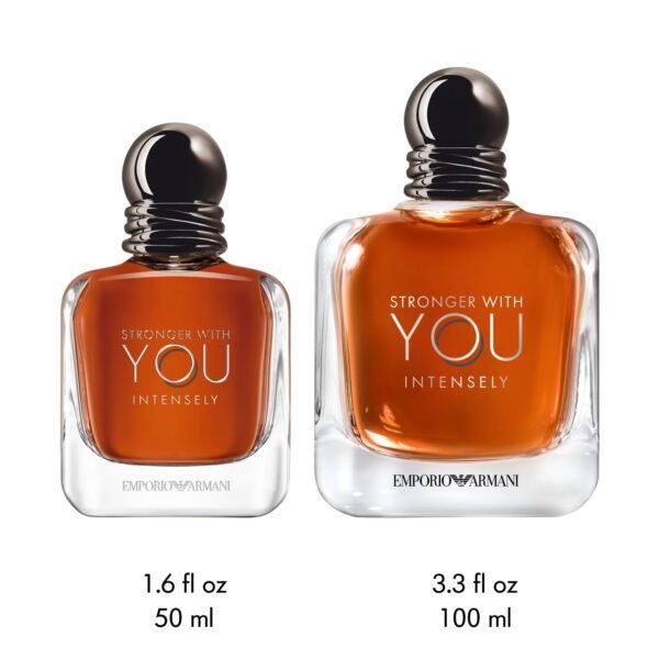 Armani Beauty - Stronger With You Intensely - Cologne for Men - Fougère Ambery Woody Men’s Fragrance - Pink Pepper, Lavender, Vanilla Notes - Image 6