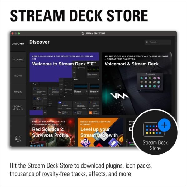 Elgato Stream Deck MK.2 – Studio Controller, 15 macro keys, trigger actions in apps and software like OBS, Twitch, ​YouTube and more, works with Mac and PC - Image 8