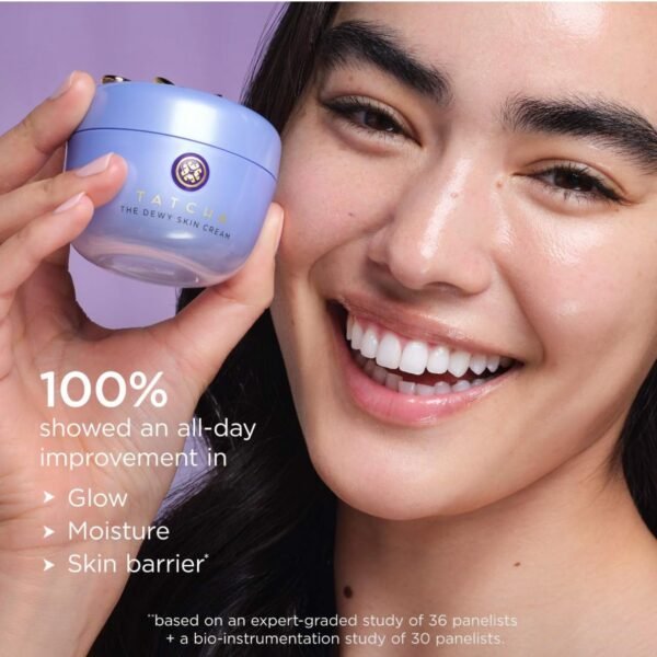 TATCHA The Dewy Skin Cream | Rich Face Cream to Hydrate, Plump and Protect Dry and Combo Skin, 50 ml | 1.7 oz - Image 8