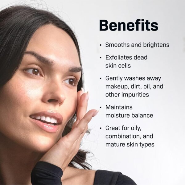 Revision Skincare Brightening Facial Wash, Exfoliating Face Cleanser with Vitamin C and Vitamin E - Image 5