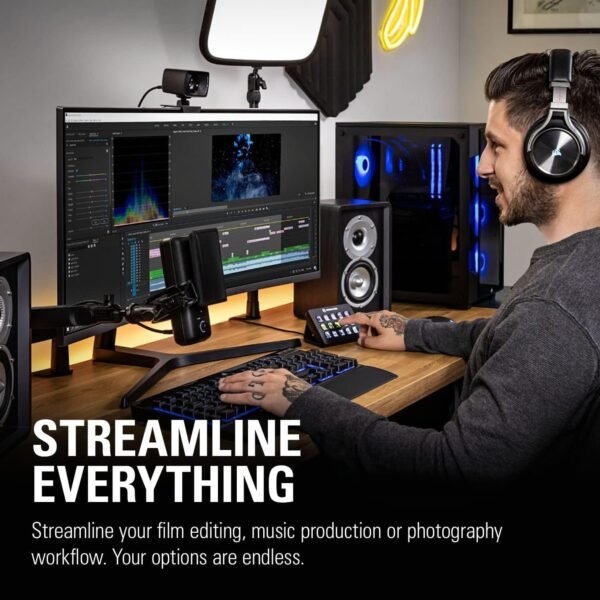 Elgato Stream Deck MK.2 – Studio Controller, 15 macro keys, trigger actions in apps and software like OBS, Twitch, ​YouTube and more, works with Mac and PC - Image 6