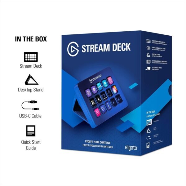 Elgato Stream Deck MK.2 – Studio Controller, 15 macro keys, trigger actions in apps and software like OBS, Twitch, ​YouTube and more, works with Mac and PC - Image 12