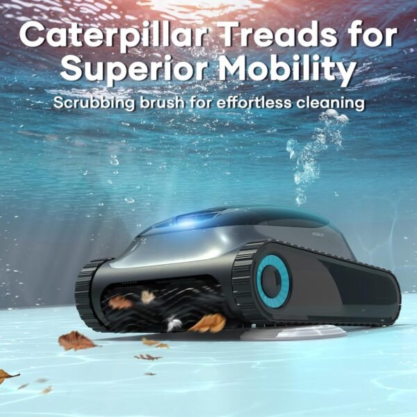 AIPER Scuba S1 Cordless Robotic Cleaner, Smart Navigation for Inground Pools up to 1,600 Sq.ft, Wall and Waterline Cleaning Vacuum - Image 3