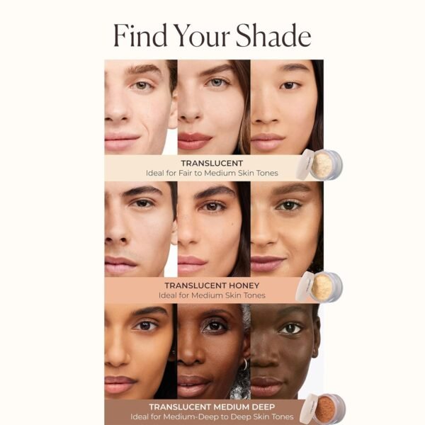 Laura Mercier Translucent Loose Talc-Free Setting Powder Ultra-Blur: Natural & Blurring Finish, Long Lasting, For Normal to Dry + Mature Skin, 4 Shades for All Skin Tones, Hyaluronic Acid Infused - Image 8