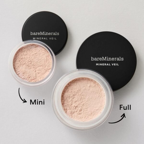 bareMinerals Mineral Veil Translucent Setting Powder, Weightless Blurring, Baking + Finishing Powder Makeup, Extends Makeup Wear, Talc Free, Vegan - Image 3