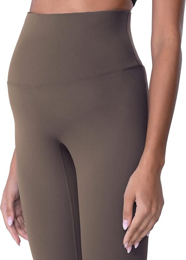 POSHDIVAH Women's Maternity Leggings Over The Belly Pregnancy Yoga Pants Active Wear Workout Leggings - Image 5
