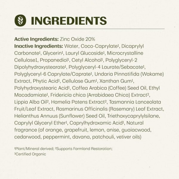 Thrive Natural Care Mineral Face Sunscreen SPF 30, 2 Fl Oz | Daily Sunscreen for Face, No White Cast, Non-Nano Zinc Oxide, Lightweight Moisturizer, Broad-Spectrum Protection, Vegan - Image 6