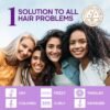 Hydrating Hair Serum for Frizzy and Damaged Hair - Keratin Hair Treatment for Dry Damaged Hair w/ Biotin, Castor Oil, Rosemary Oil, Hair Heat Protectant & Anti Frizz Hair Serum For Frizzy Hair, 5 Oz - Image 6