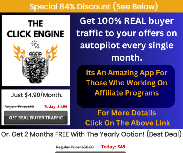 The Click Engine - Get 100% REAL Buyer Traffic