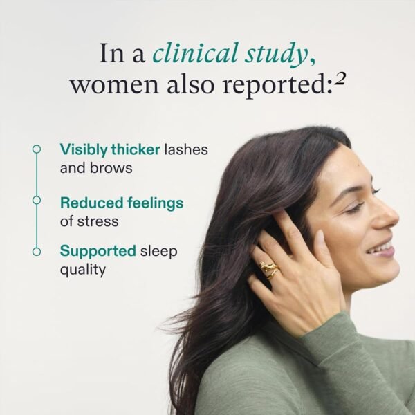 Nutrafol Women's Hair Growth Supplements, Ages 18-44, Clinically Proven for Visibly Thicker and Stronger Hair, Dermatologist Recommended - 1 Month Supply - Image 7